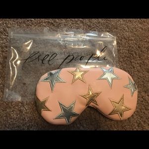 Free People Leather Travel Eye Mask